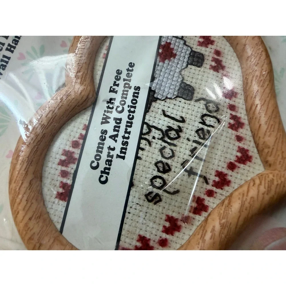VTG Country Traditional Cross Stitch Pattern‎ Small Frame No Thread/Fabric